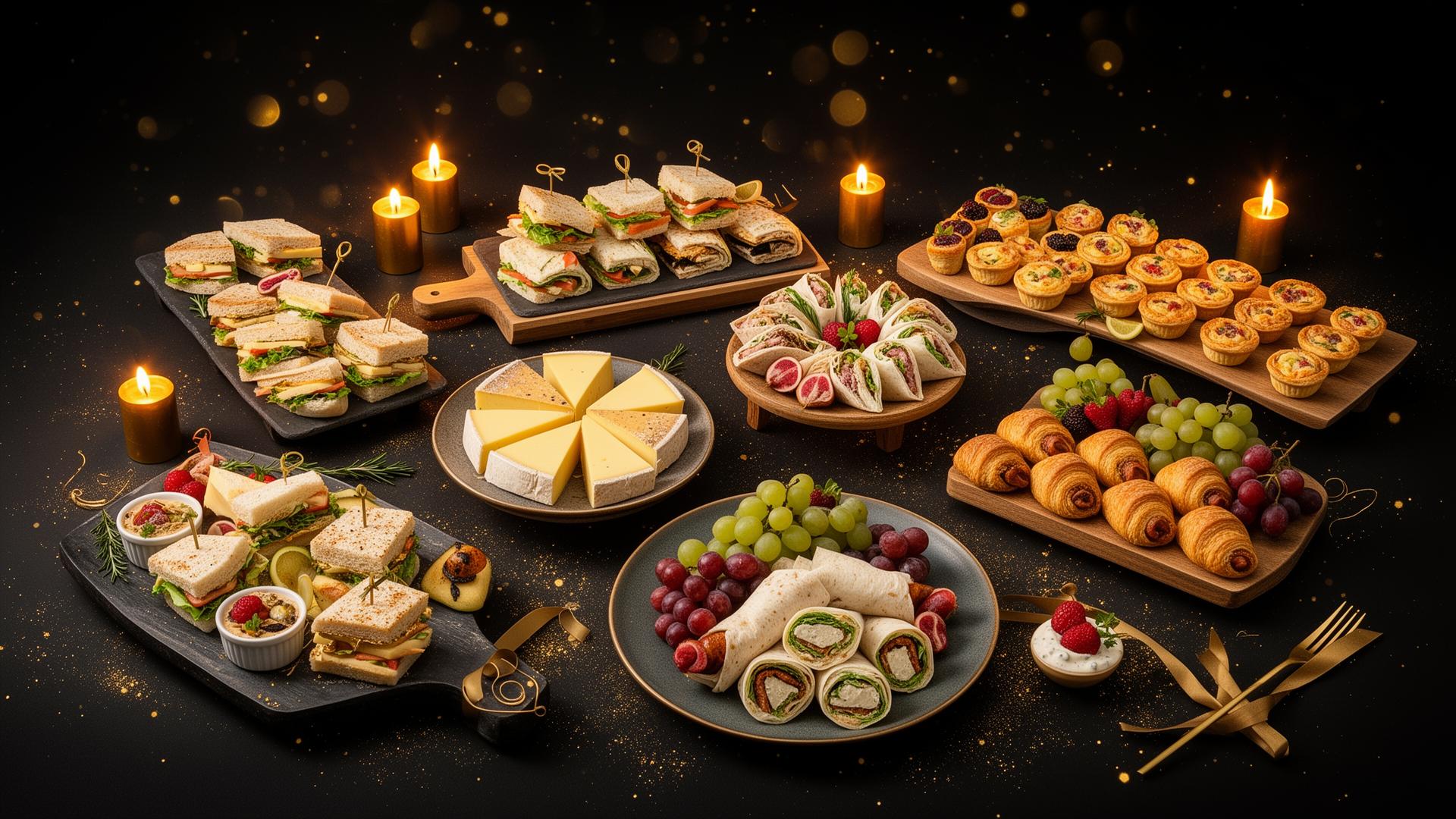 Premium catering spread